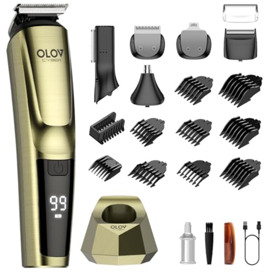 Men'S Grooming Razor Kit - Cordless Beard Trimmer for Men 17-in-1