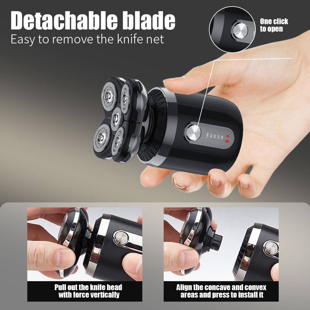 5-in-1 5 Heads Electric Shaver - Men'S Grooming Razor Kit のレビューと価格