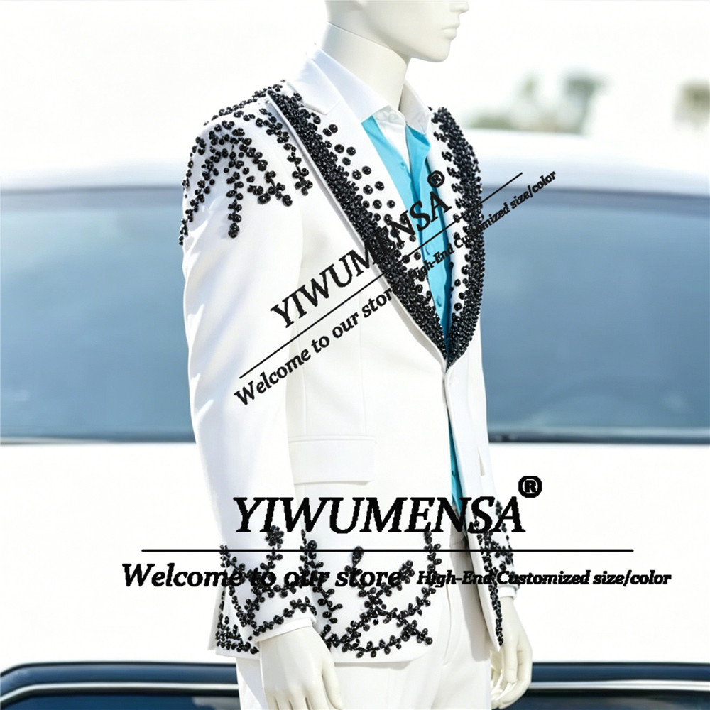 Male Fashion Pearls Suits Men  - Men Grooming Outfit のレビューと価格