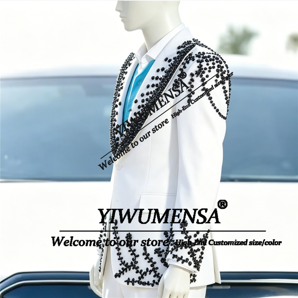 Male Fashion Pearls Suits Men  - Men Grooming Outfit のレビューと価格