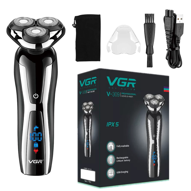 VGR Wet Dry Electric Shaver Fo - Men'S Grooming Razor Kit のレビューと価格