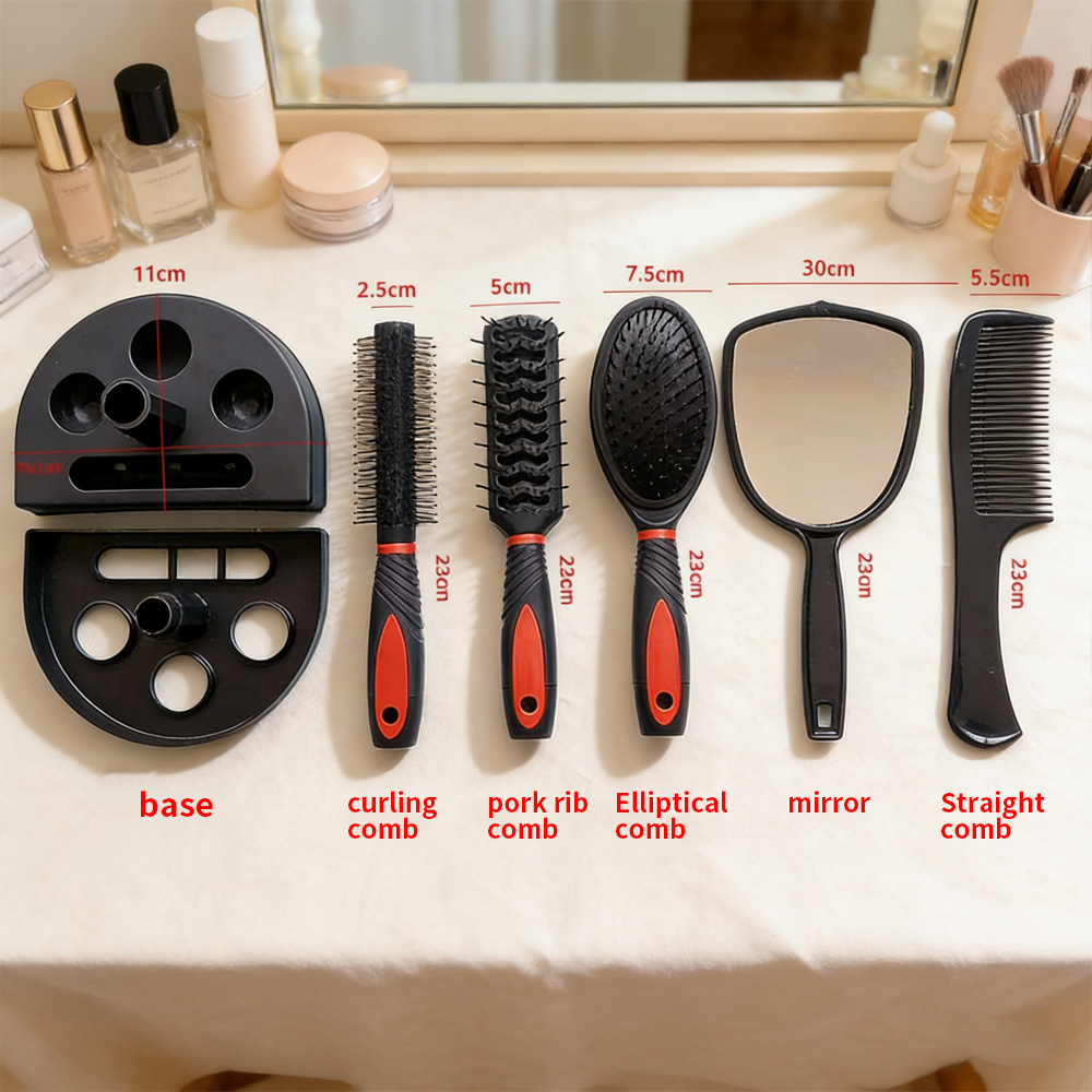 5-in-1 Mirror & Comb Set with  - Men'S Grooming Mirror のレビューと価格