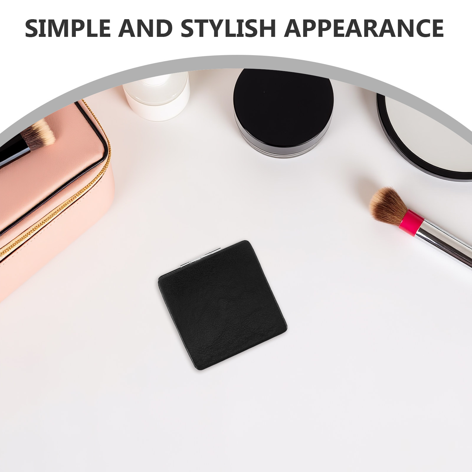 Folding Compact Mirror 8Cm Por - Men'S Grooming Mirror のレビューと価格