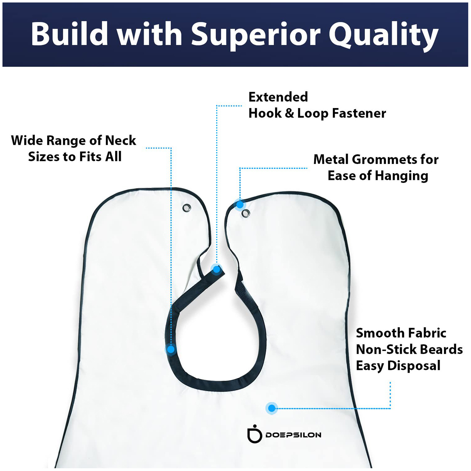 1pc Men Beard Shaving Apron Tr - Men'S Grooming Mirror のレビューと価格