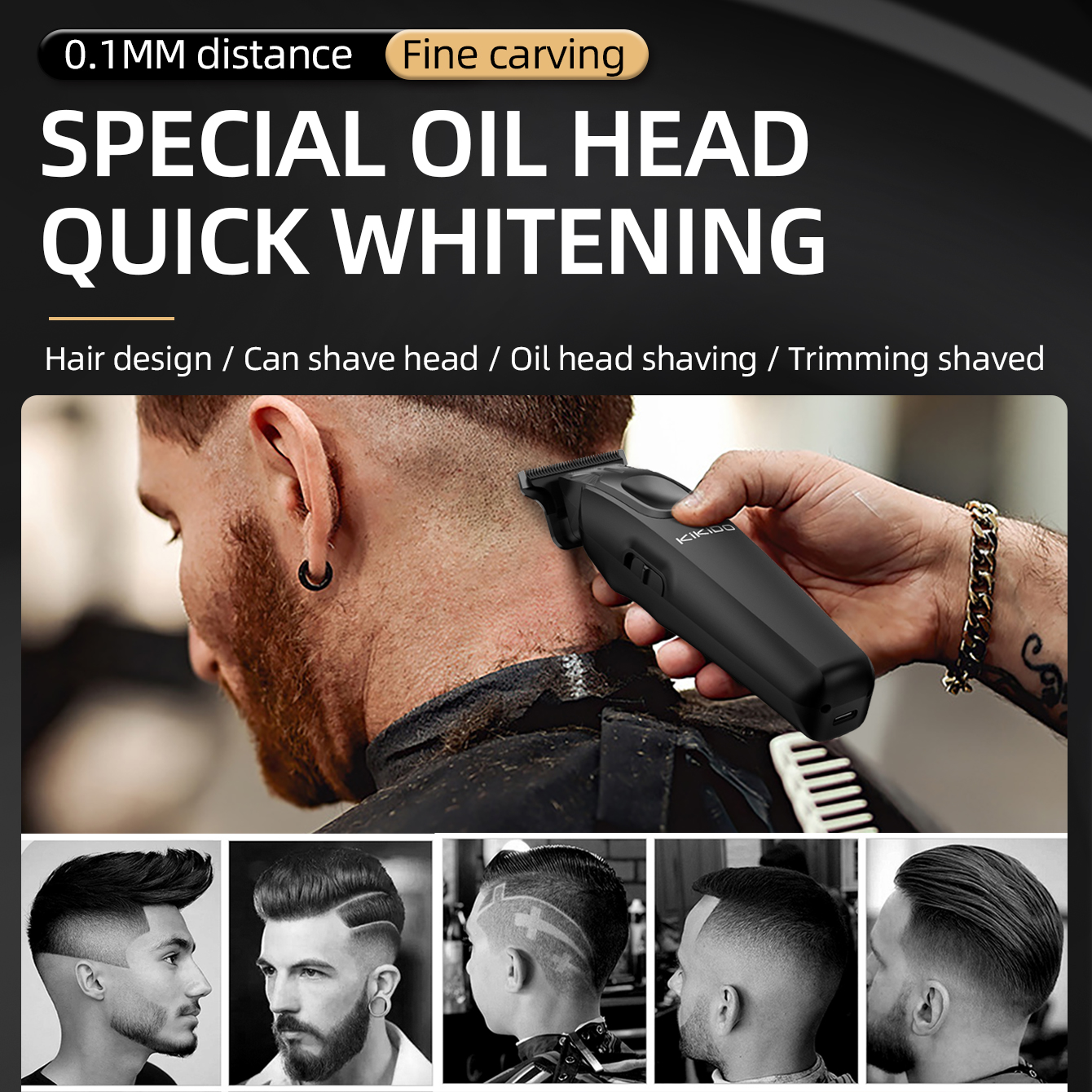 KiKiDo Electric Hair Clipper C - Men'S Grooming Guide のレビューと価格