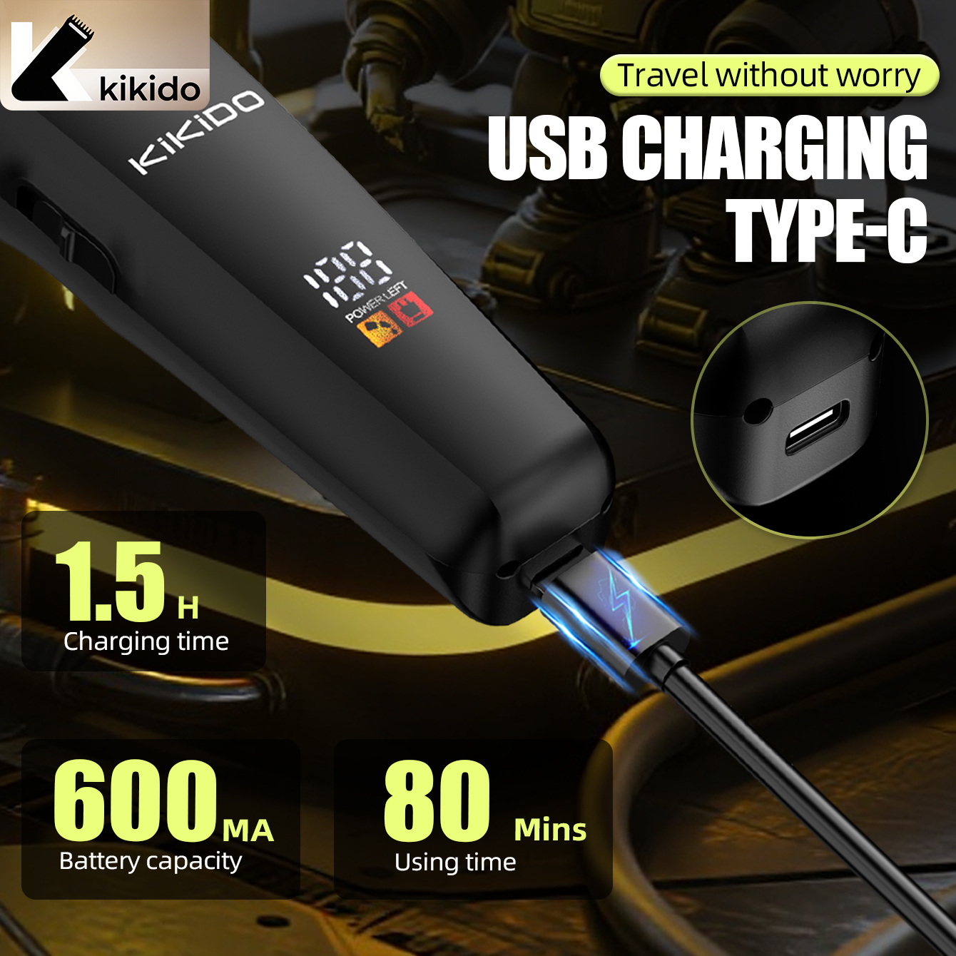KiKiDo Electric Hair Clipper C - Men'S Grooming Guide のレビューと価格
