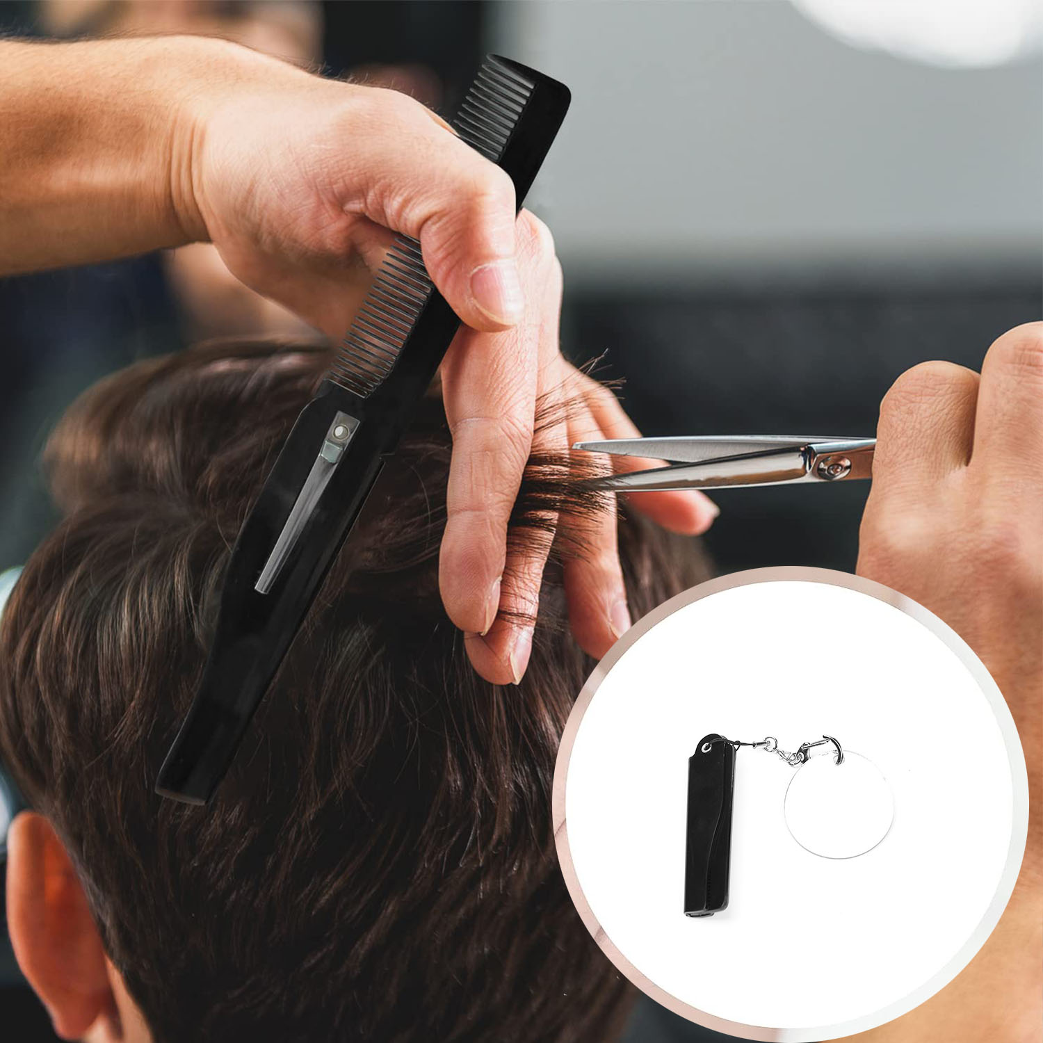 Portable Folding Beard Comb fo - Men'S Grooming Mirror のレビューと価格