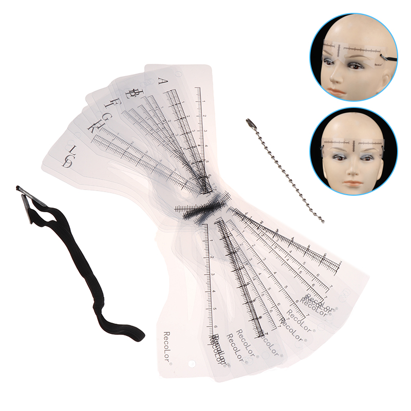 12Pcs Eyebrow Stencil Set Reus - Men'S Grooming Guide のレビューと価格