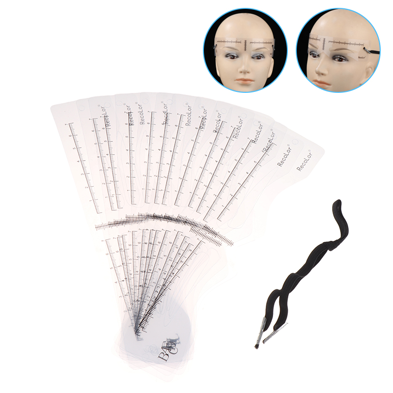 12Pcs Eyebrow Stencil Set Reus - Men'S Grooming Guide のレビューと価格