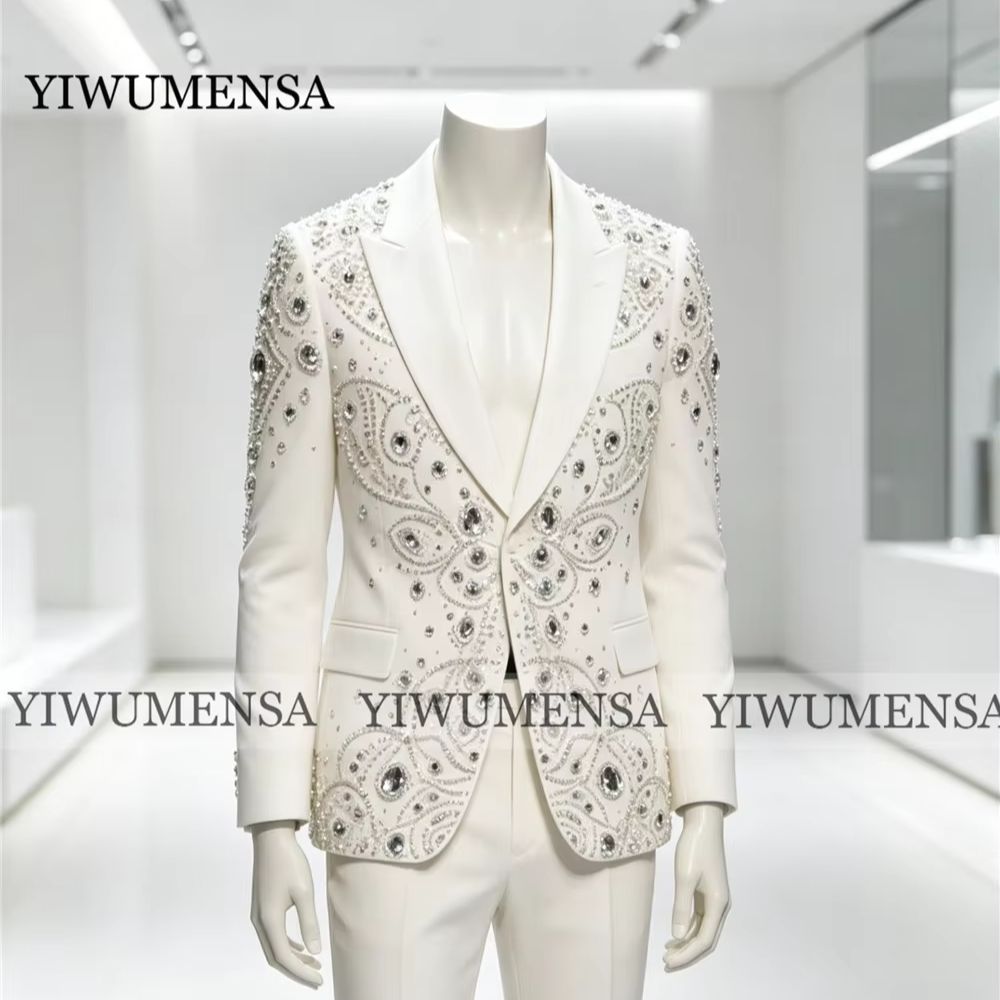 Exquisite Men's Suit For Weddi - Men Grooming Outfit のレビューと価格