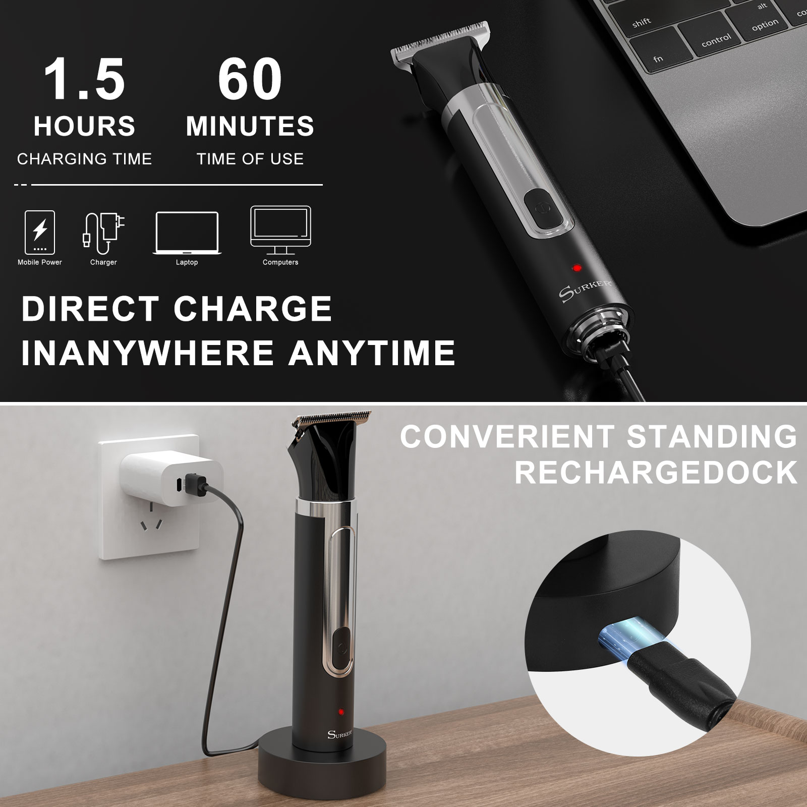 Surker 4-in-1 Shaver for Men G - Men'S Grooming Razor Kit のレビューと価格