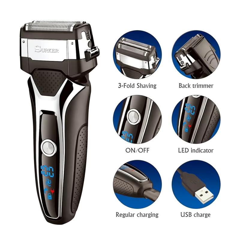 Surker Electric Shaver for Men - Men'S Grooming Razor Kit のレビューと価格