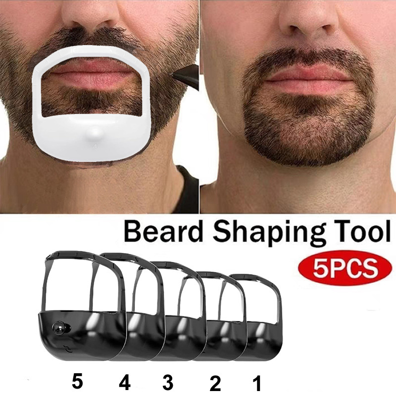 5Pcs Beard Styling Template Se - Men'S Grooming Guide のレビューと価格