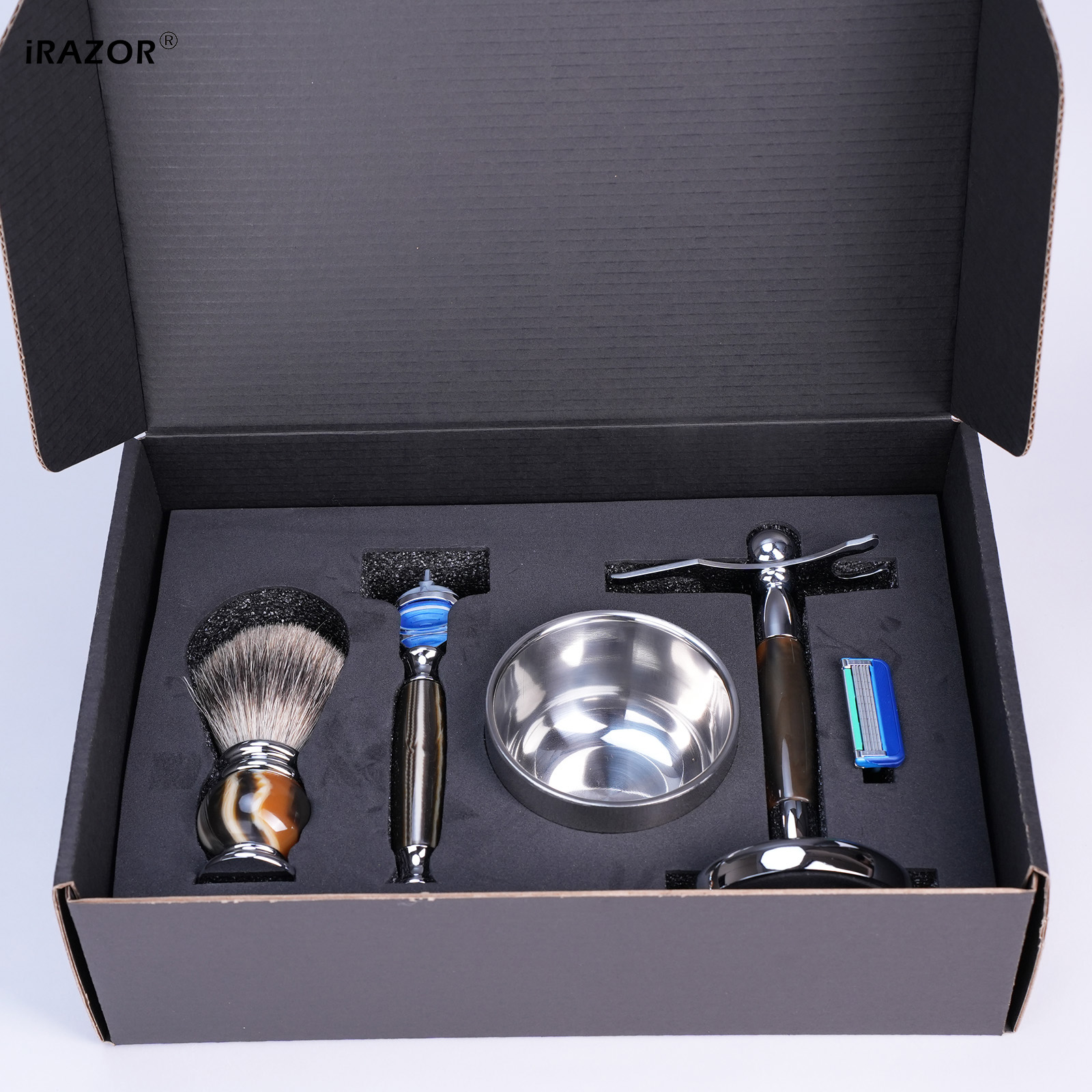 iRAZOR Luxury 5-Blade F5 Fusio - Men'S Grooming Razor Kit のレビューと価格