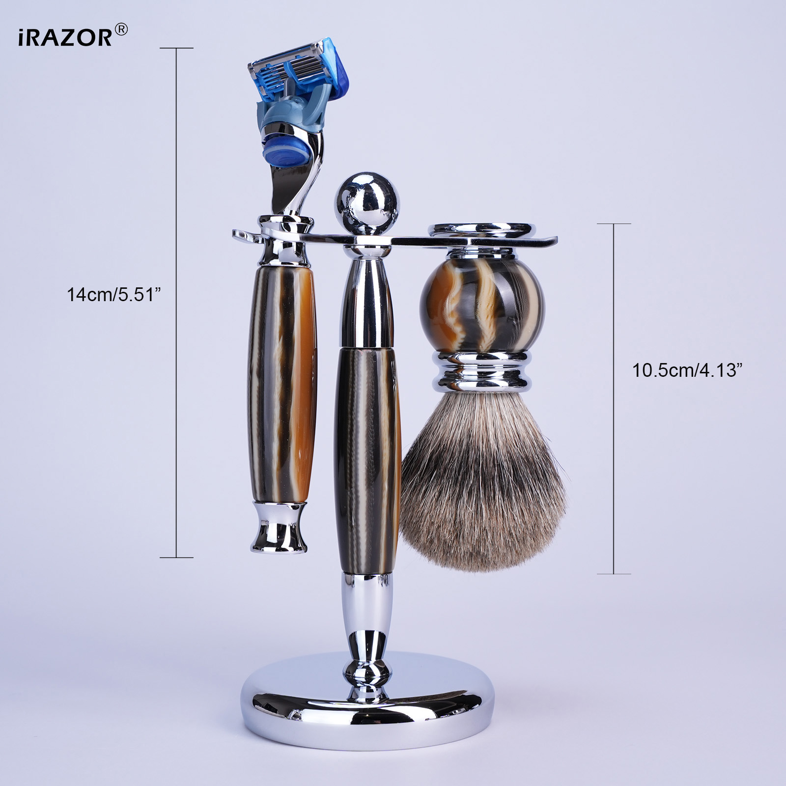 iRAZOR Luxury 5-Blade F5 Fusio - Men'S Grooming Razor Kit のレビューと価格