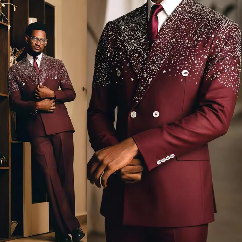 Exclusive Beading Crystals Sui - Men Grooming Outfit のレビューと価格